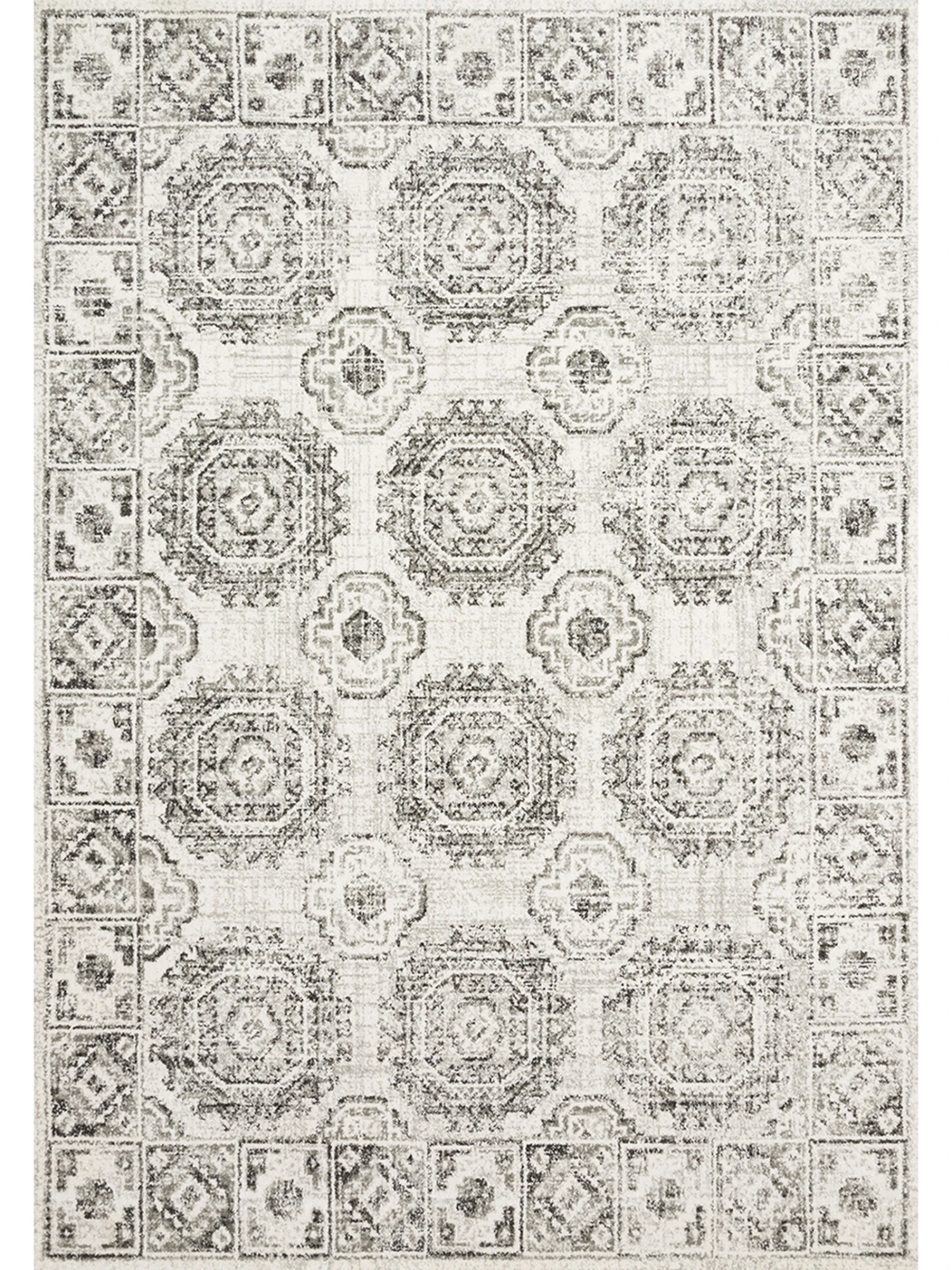 Joaquin Ivory/Charcoal 9'6" X 13' Rug 3 Joaquin Ivory/Charcoal 9'6" X 13' Rug