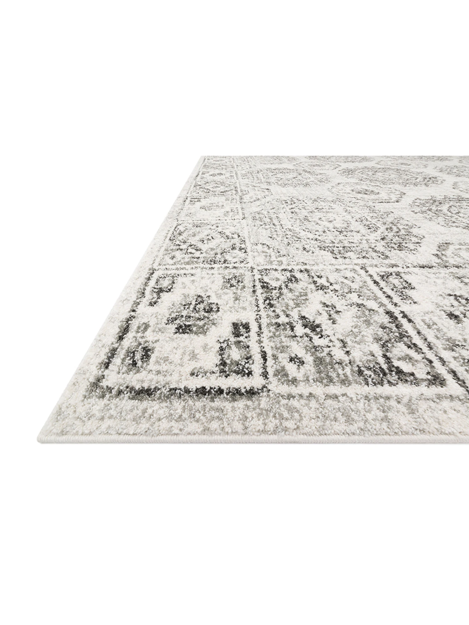 Joaquin Ivory/Charcoal 9'6" X 13' Rug 7 Joaquin Ivory/Charcoal 9'6" X 13' Rug - Image 5