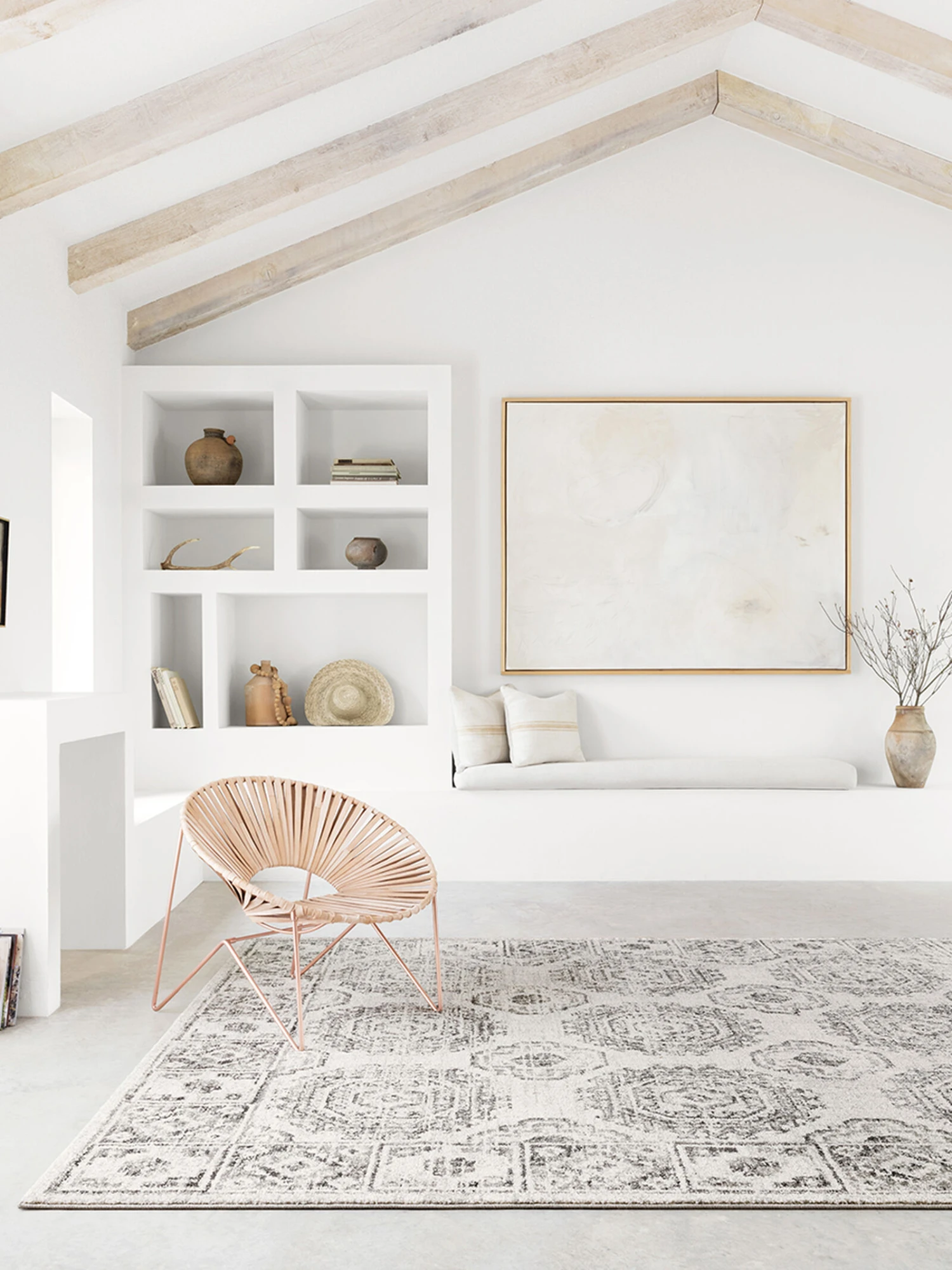 Joaquin Ivory/Charcoal 9'6" X 13' Rug 4 Joaquin Ivory/Charcoal 9'6" X 13' Rug - Image 2