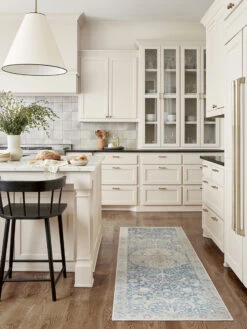 Jules JUL03 Antique/Sky 18" X 18" Sample Rug -Loloi Rugs LOIDS JULES JUL03 07