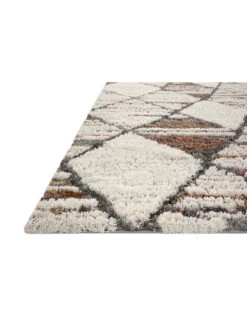 Levitt Ivory/Fiesta 9'3" X 13' Rug -Loloi Rugs LOIDS LEVITT LV05 06