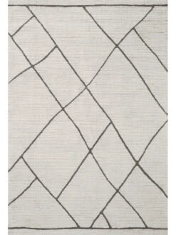 Logan Ivory/Charcoal 9'3" X 13' Rug