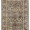 Lourdes Charcoal/Ivory 11'6" X 15'7" Rug 2 Lourdes Charcoal/Ivory 11'6" X 15'7" Rug -Loloi Rugs LOIDS LOURDES LOU08 01
