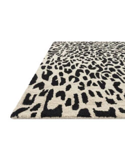 Masai Black/Ivory 9'3" X 13' Rug -Loloi Rugs LOIDS MASAI MAS02 BLACK 03