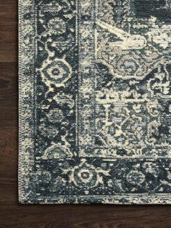 Mika Dk Blue/Dk Blue 10'6" X 13'9" Rug -Loloi Rugs LOIDS MIKA MIK01 BLUE 02