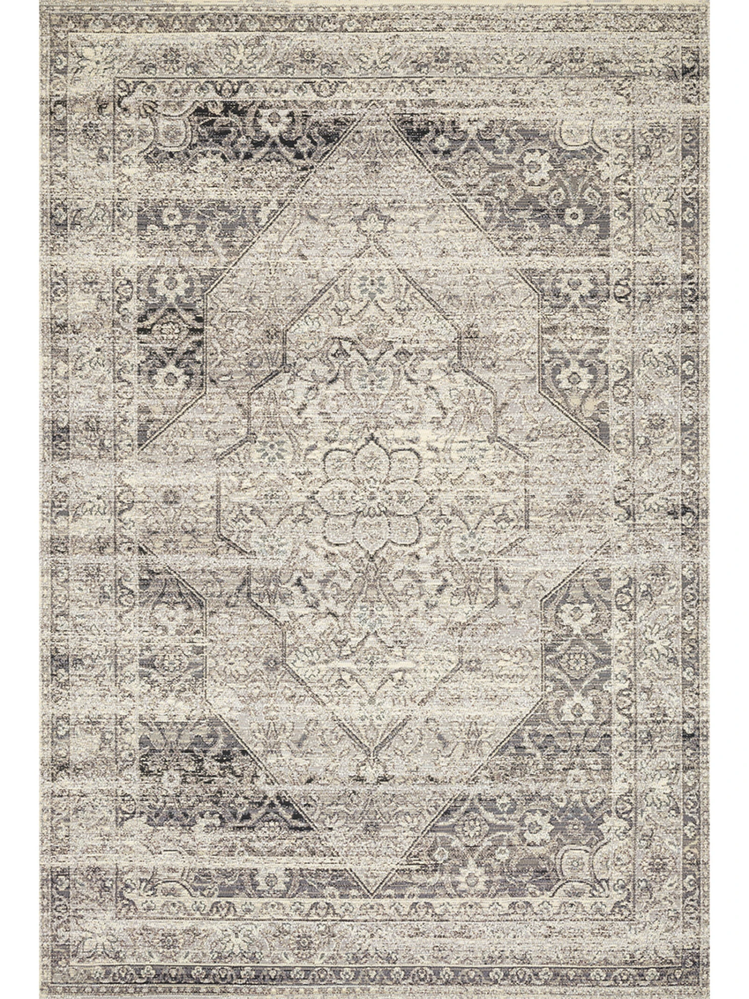 Mika Stone/Ivory 10'6" X 13'9" Rug 3 Mika Stone/Ivory 10'6" X 13'9" Rug