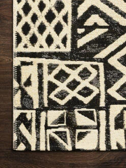 Mika Ivory/Black 10'6" X 13'9" Rug -Loloi Rugs LOIDS MIKA MIK13 02