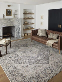 Monroe Charcoal/Multi 11'6" X 15' Rug -Loloi Rugs LOIDS MONROE MON01 06