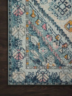 Nadia Aqua/Navy 10' X 14' Rug -Loloi Rugs LOIDS NADIA NN03 NAVY 02