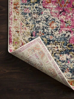 Nadia Pink/Midnight 10' X 14' Rug -Loloi Rugs LOIDS NADIA NN04 PINK 03