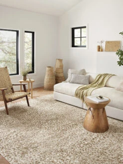 Neda Ivory/Sand 9'3" X 13' Rug 9 Neda Ivory/Sand 9'3" X 13' Rug -Loloi Rugs LOIDS NEDA NED02 IVORY 03