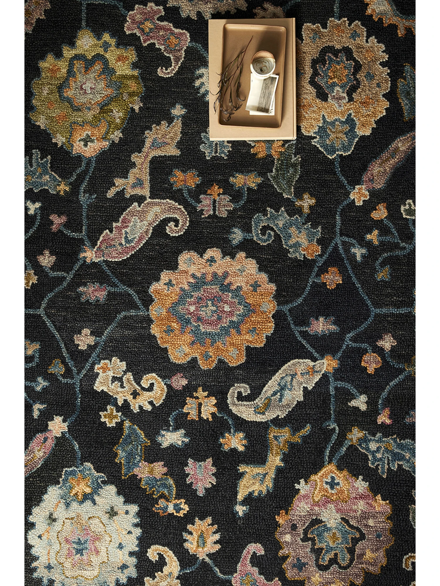 Padma Black/Multi 9'3" X 13' Rug 4 Padma Black/Multi 9'3" X 13' Rug - Image 2