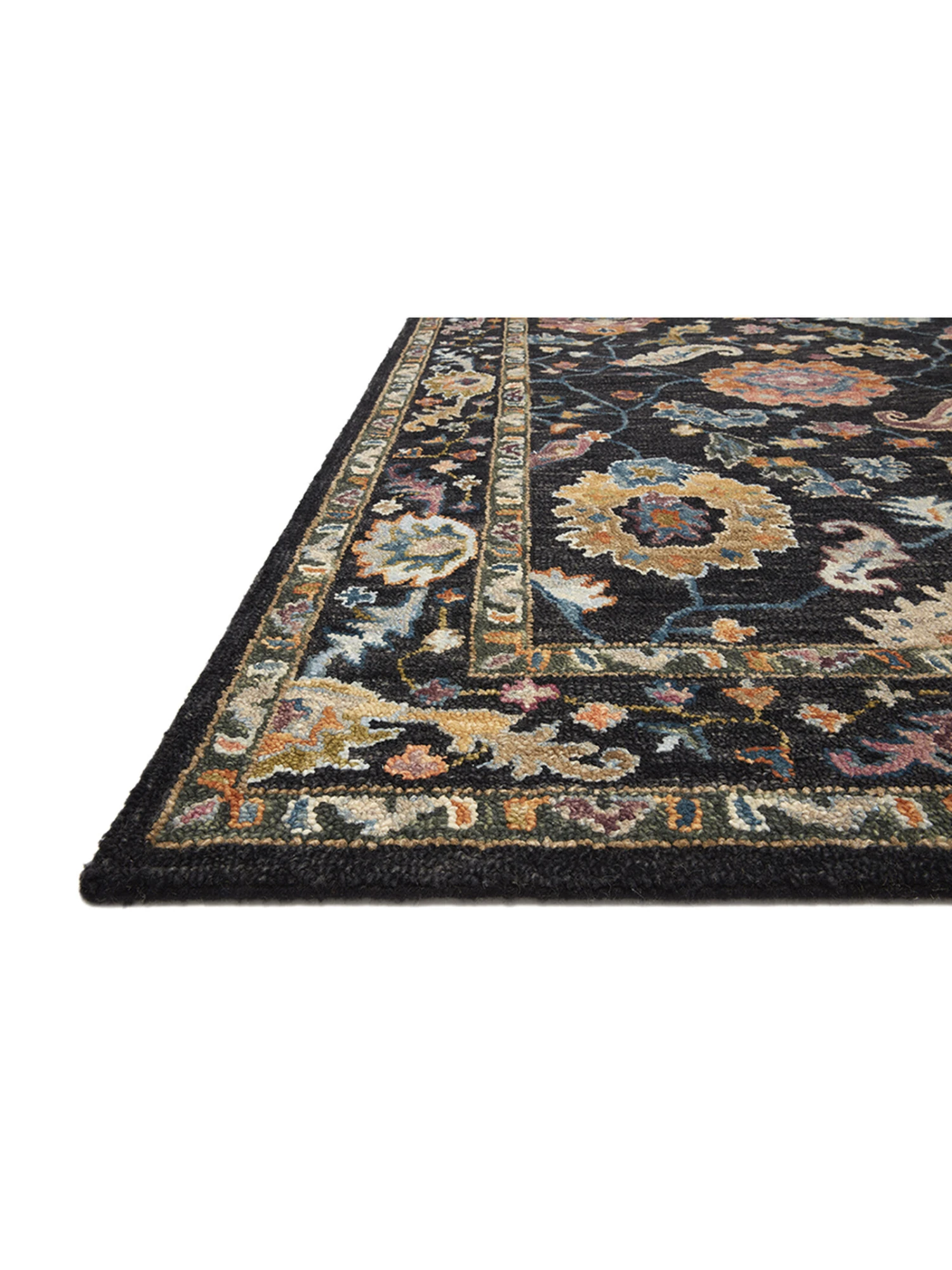 Padma Black/Multi 9'3" X 13' Rug 5 Padma Black/Multi 9'3" X 13' Rug - Image 3