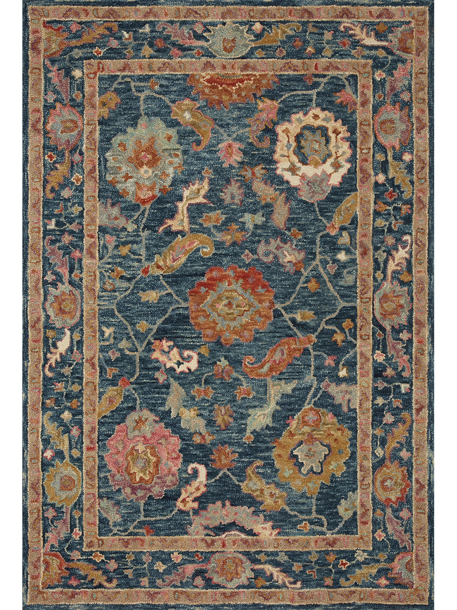 Padma Marine/Multi 9'3" X 13' Rug 3 Padma Marine/Multi 9'3" X 13' Rug