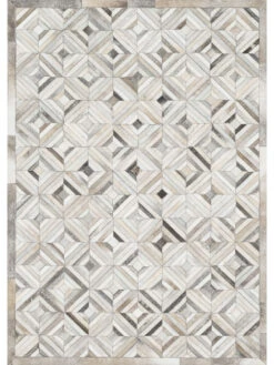 Promenade PO01 Ivory/Grey 3'6" X 5'6" Rug