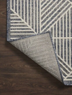 Rainier Denim/Ivory 11'6" X 15' Rug -Loloi Rugs LOIDS RAINIER RAI03 01 DENIM 04