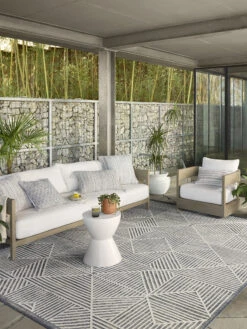 Rainier Denim/Ivory 11'6" X 15' Rug -Loloi Rugs LOIDS RAINIER RAI03 01 DENIM 07