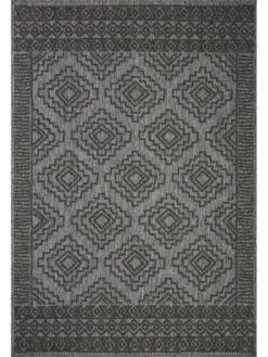 Rainier Grey/Charcoal 9'2" X 12'2" Rug