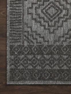Rainier Grey/Charcoal 9'2" X 12'2" Rug -Loloi Rugs LOIDS RAINIER RAI06 03