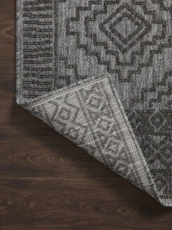 Rainier Grey/Charcoal 9'2" X 12'2" Rug -Loloi Rugs LOIDS RAINIER RAI06 04