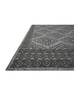 Rainier Grey/Charcoal 9'2" X 12'2" Rug -Loloi Rugs LOIDS RAINIER RAI06 07