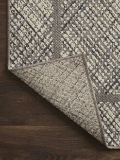 Rainier Ivory/Charcoal 9'2" X 12'2" Rug -Loloi Rugs LOIDS RAINIER RAI10 04