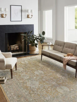 Rosemarie Gold/Sand 9' X 12' Rug -Loloi Rugs LOIDS ROSEMARIE ROE01 SAND 07