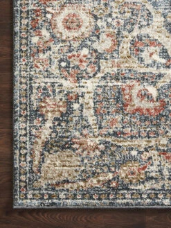 Saban Blue/Spice 11'6" X 15' Rug -Loloi Rugs LOIDS SABAN SAB02 BLUE 03 1
