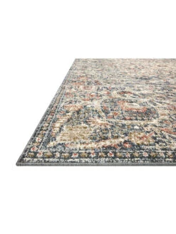 Saban Blue/Spice 9'4" X 13' Rug 11 Saban Blue/Spice 9'4" X 13' Rug -Loloi Rugs LOIDS SABAN SAB02 BLUE 05