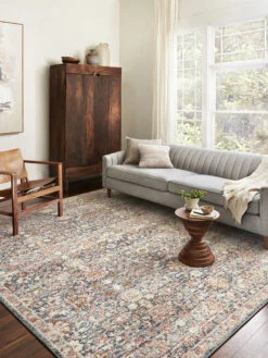 Saban Navy/Rust 9'4" X 13' Rug -Loloi Rugs LOIDS SABAN SAB03 08 1