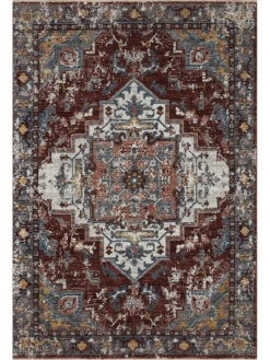 Samra Brick/Grey 9'6" X 13'1" Rug