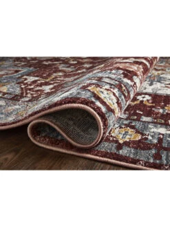 Samra Brick/Grey 9'6" X 13'1" Rug -Loloi Rugs LOIDS SAMRA SAM10 03