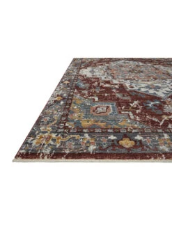 Samra Brick/Grey 9'6" X 13'1" Rug -Loloi Rugs LOIDS SAMRA SAM10 06