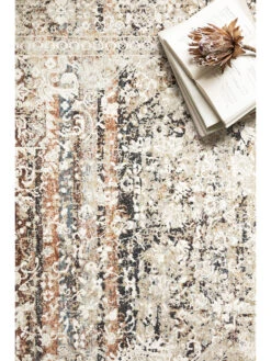 Theia Taupe/Brick 11'6" X 16' Rug -Loloi Rugs LOIDS THEIA THE05 08