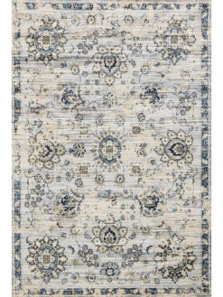 Torrance Grey/Navy 9'3" X 13' Rug