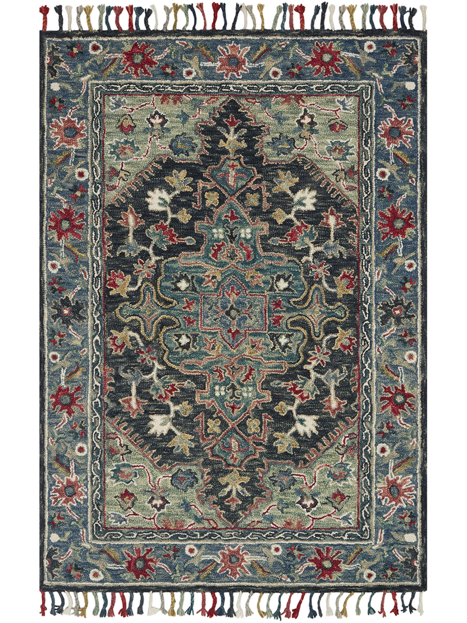 Zharah Navy/Blue 9'3" X 13' Rug 3 Zharah Navy/Blue 9'3" X 13' Rug