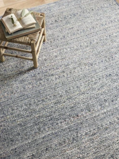 Zuma Denim/Ivory 9'6" X 13'1" Rug -Loloi Rugs LOIDS ZUMA ZUM01 DENIM 02