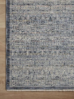 Zuma Denim/Ivory 9'6" X 13'1" Rug -Loloi Rugs LOIDS ZUMA ZUM01 DENIM 04