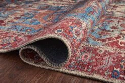 LQ-10 BLUE / RED -Loloi Rugs LORELQ 10BBRE 24