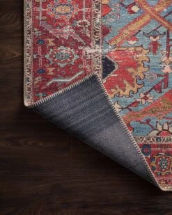 LQ-10 BLUE / RED -Loloi Rugs LORELQ 10BBRE 3