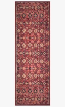 LF-02 MH BRICK / MULTI -Loloi Rugs LUCCLF 02BKML 2