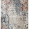 MAE-01 SILVER / APRICOT -Loloi Rugs MAEVMAE 01SIAP