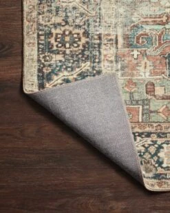 MAT-02 TERRACOTTA / LAGOON -Loloi Rugs MARGMAT 02TCLJ 26