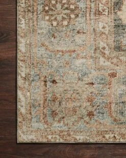 MAT-03 OCEAN / SPICE -Loloi Rugs MARGMAT 03OCSQ 25