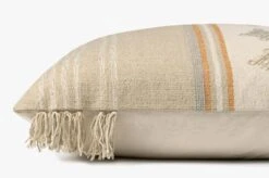 P0933 BEIGE / ORANGE -Loloi Rugs P134P0933BEORPIL3 18