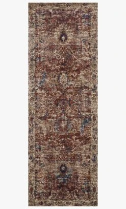 PB-08 RED / BEIGE -Loloi Rugs PORCPB 08REBE 5Balternate 5D 3