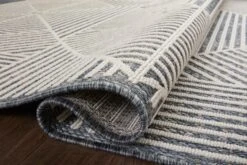 RAI-03 DENIM / IVORY 12 RAI-03 DENIM / IVORY -Loloi Rugs RANERAI 03DEIV 24