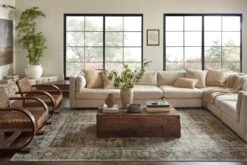 SIN-01 MH PEBBLE / TAUPE -Loloi Rugs SINCSIN 01PPTA 5Broomscene hidden 5D 5