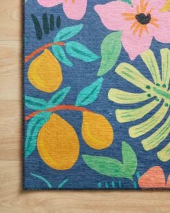 VRN-02 RP TERRACOTTA BLUE -Loloi Rugs VERDVRN 02BB00 2