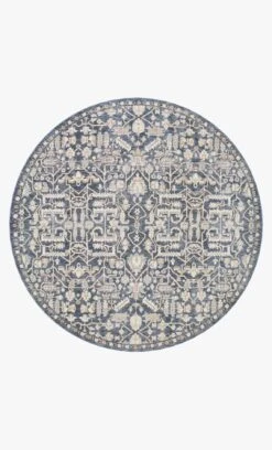 ZUM-02 AL BLUE / IVORY 17 ZUM-02 AL BLUE / IVORY -Loloi Rugs ZUMAZUM 02BBIV 5Balternate 5D 23